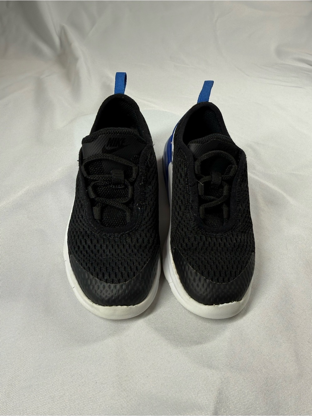 Nike Kids Black and Blue Slip-On Sneakers with White Midsole Size 9C - Picture 9 of 11